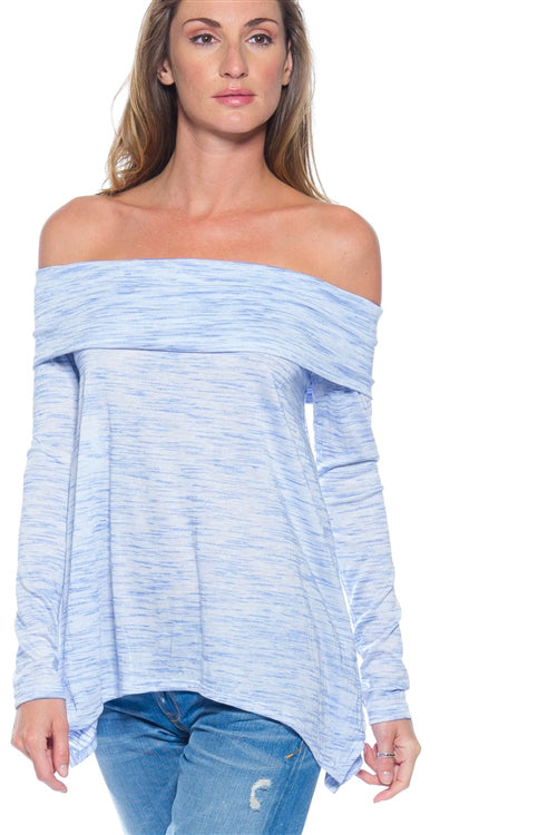 Off The Shoulder Long Sleeve Top