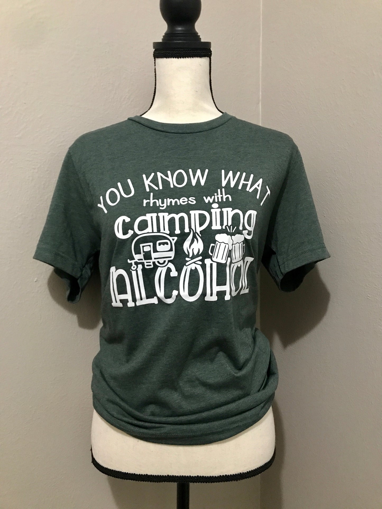 Camping Alcohol Tee