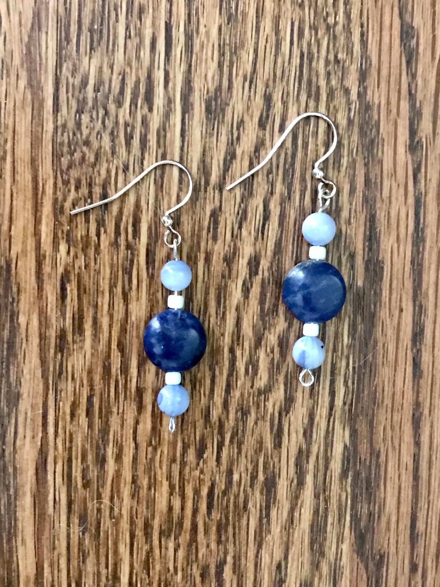 Stone Beaded Necklace & Earring Set - 7752