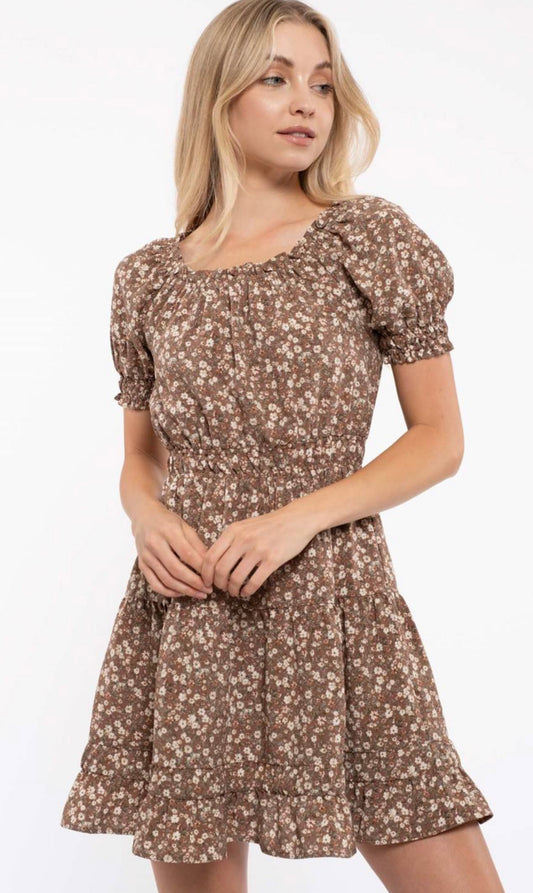 Cocoa Tiered Dress