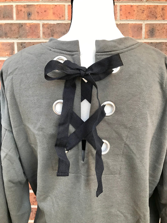 Tie Back Sweatshirts
